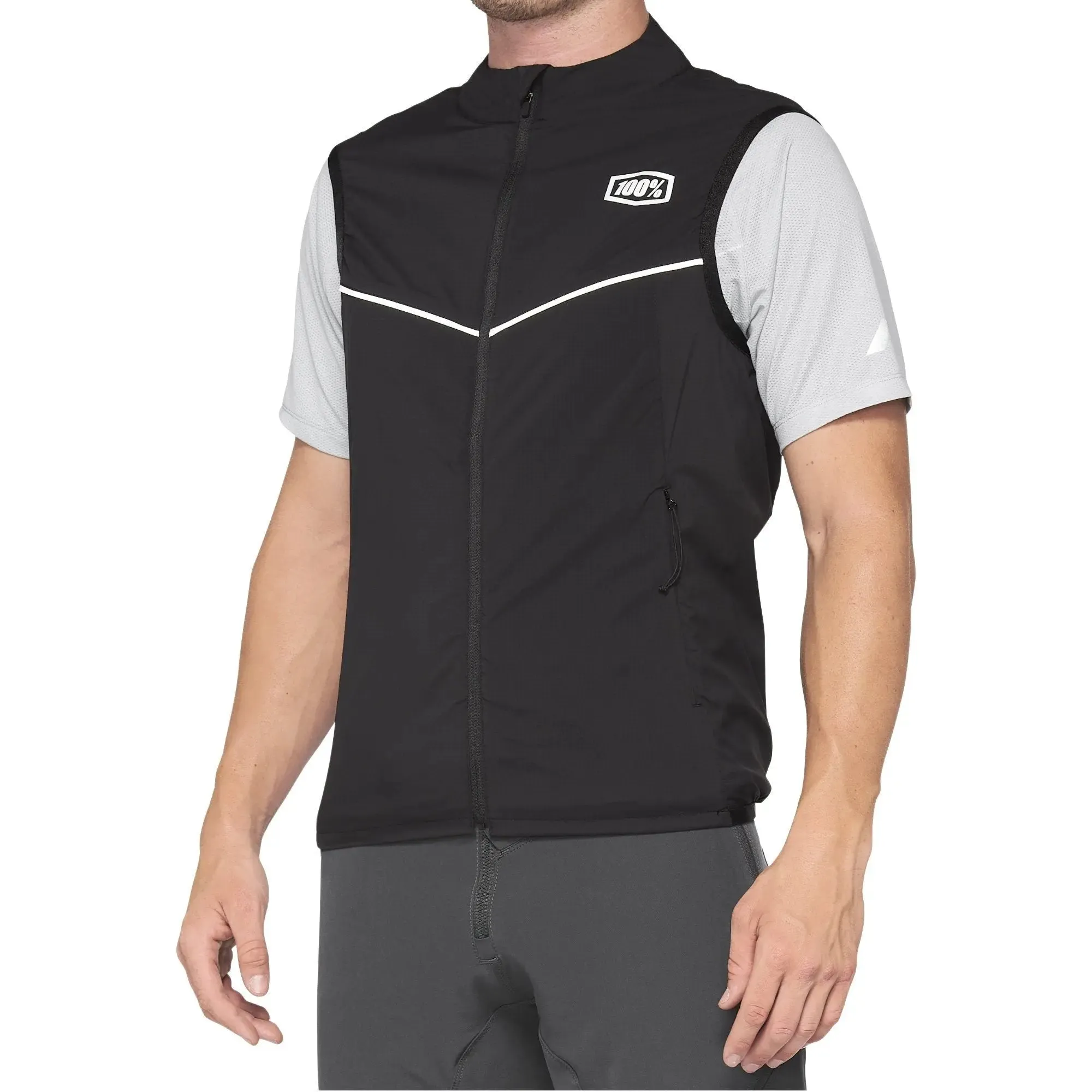 100% Corridor Stretch Vest Black