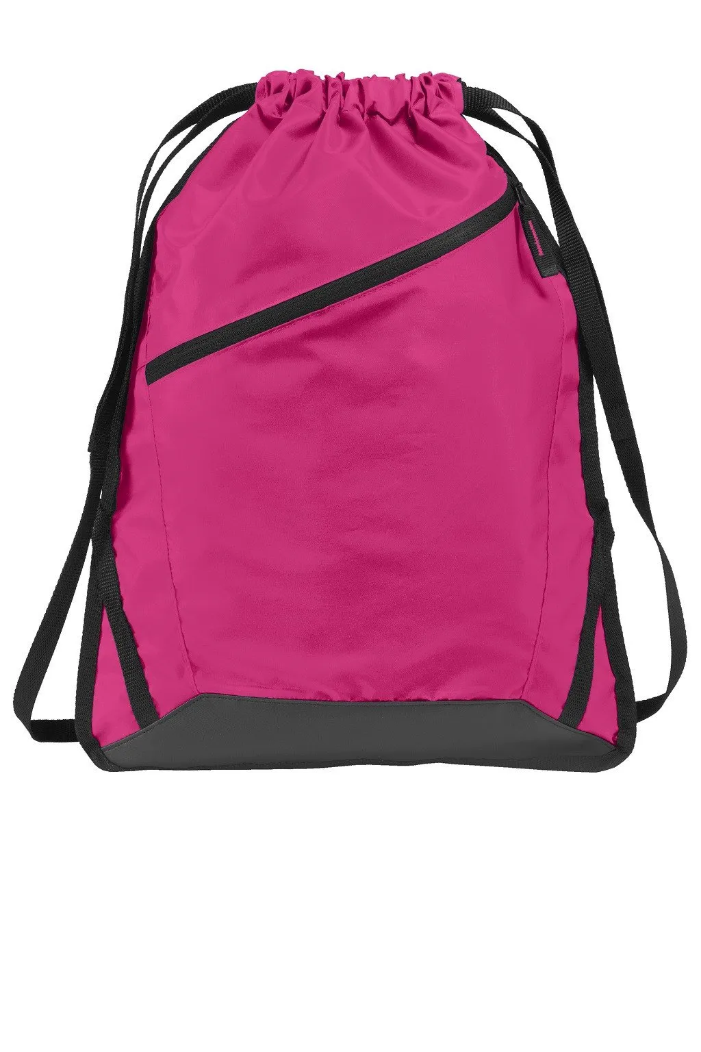 12 ct Zip-It Drawstring Backpack with Adjustable Straps - By Dozen