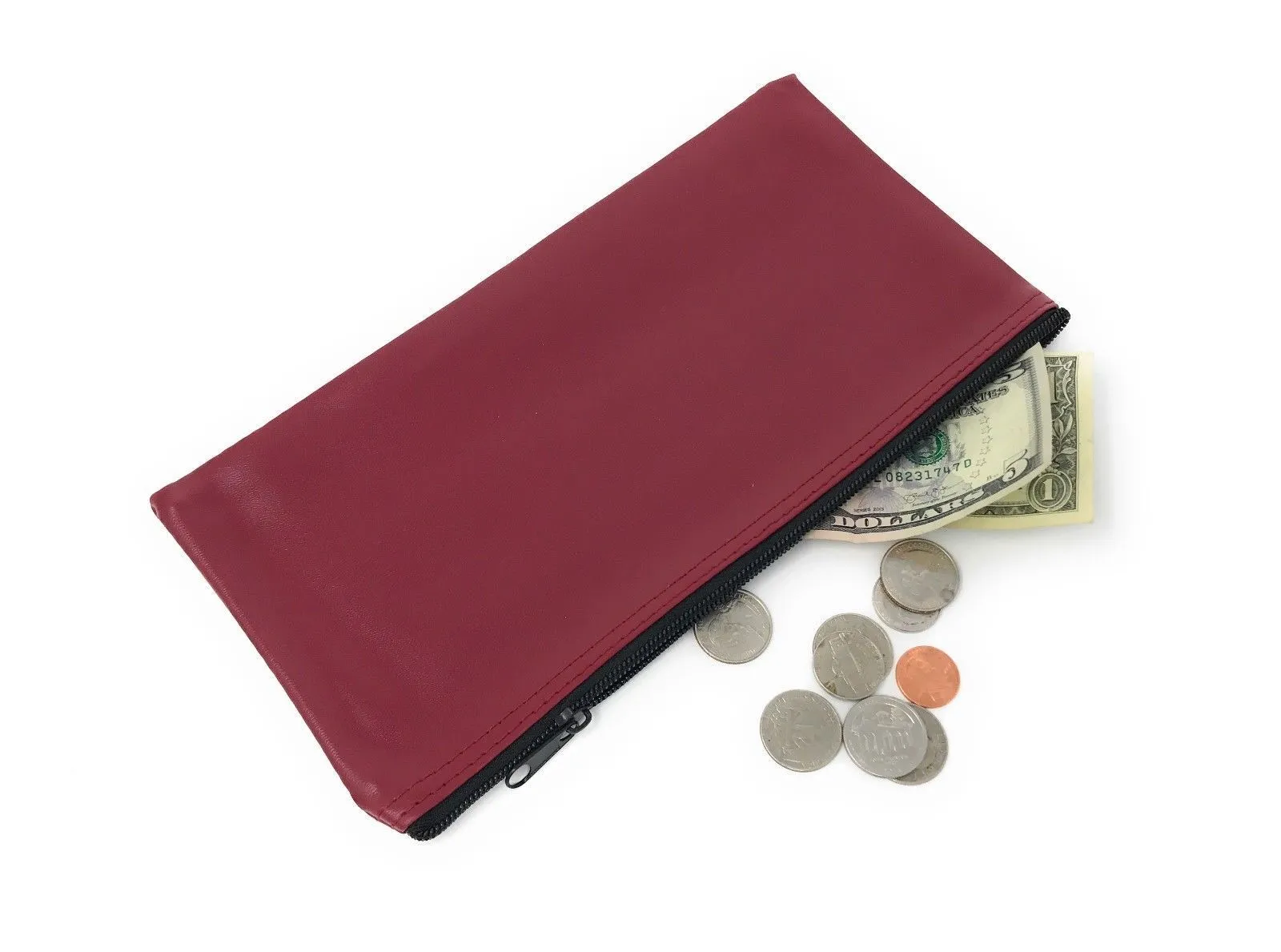 15 Lot Zippered Bank Deposit Bag Carry Pouch Safe Money Organizer Wholesale