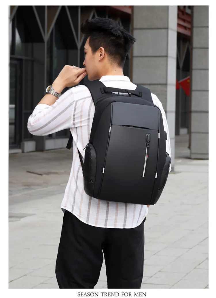 15.6-inch high-capacity computer black backpack