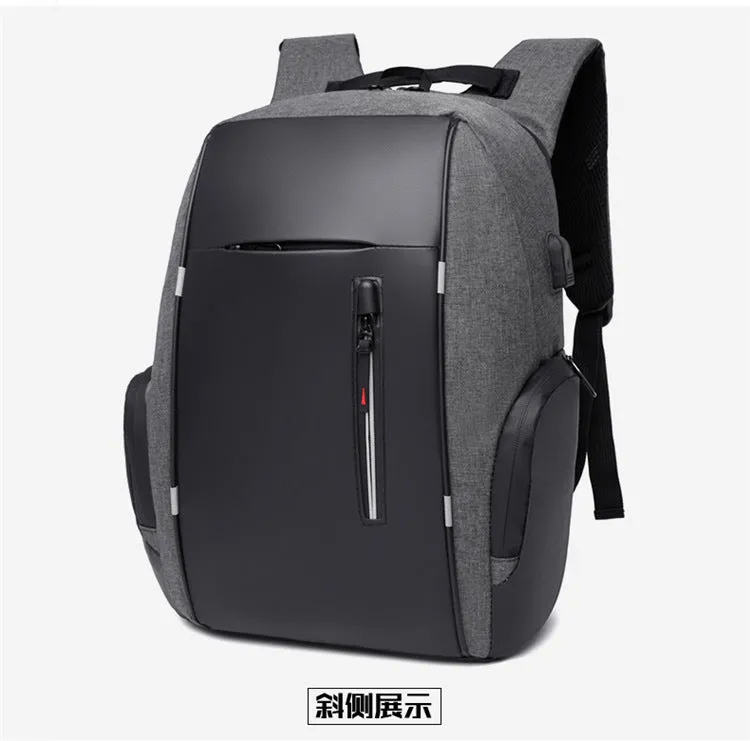 15.6-inch high-capacity computer black backpack