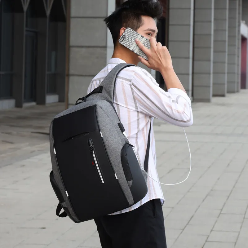 15.6-inch high-capacity computer black backpack