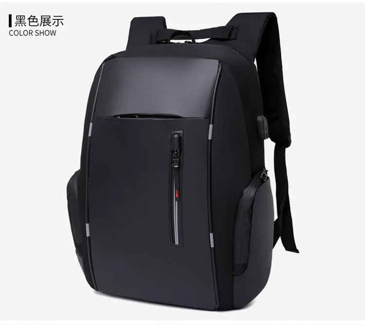 15.6-inch high-capacity computer black backpack