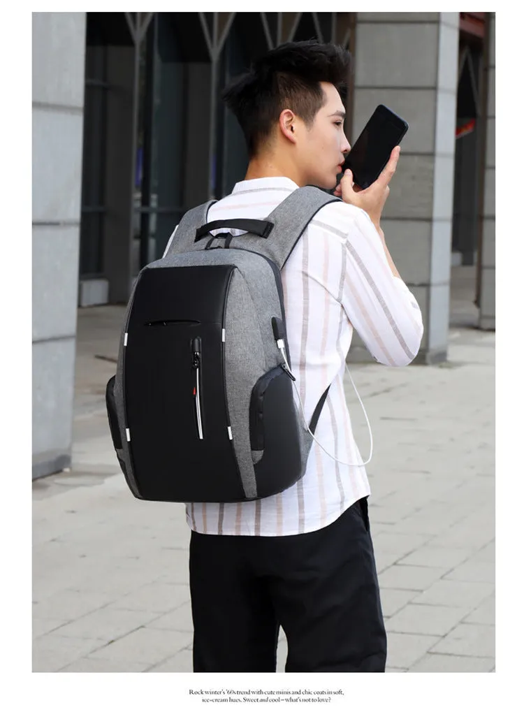 15.6-inch high-capacity computer black backpack