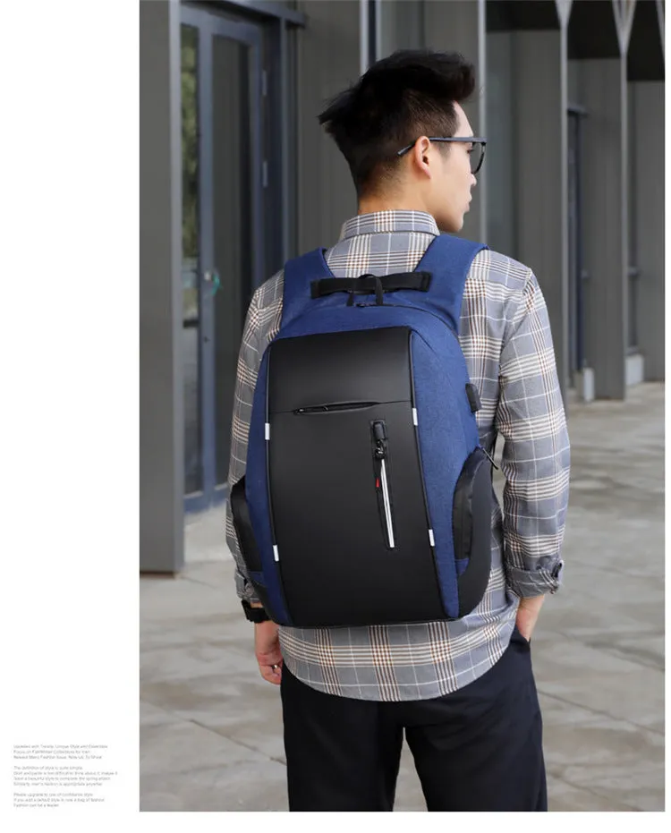 15.6-inch high-capacity computer black backpack