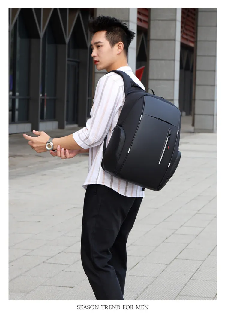 15.6-inch high-capacity computer black backpack