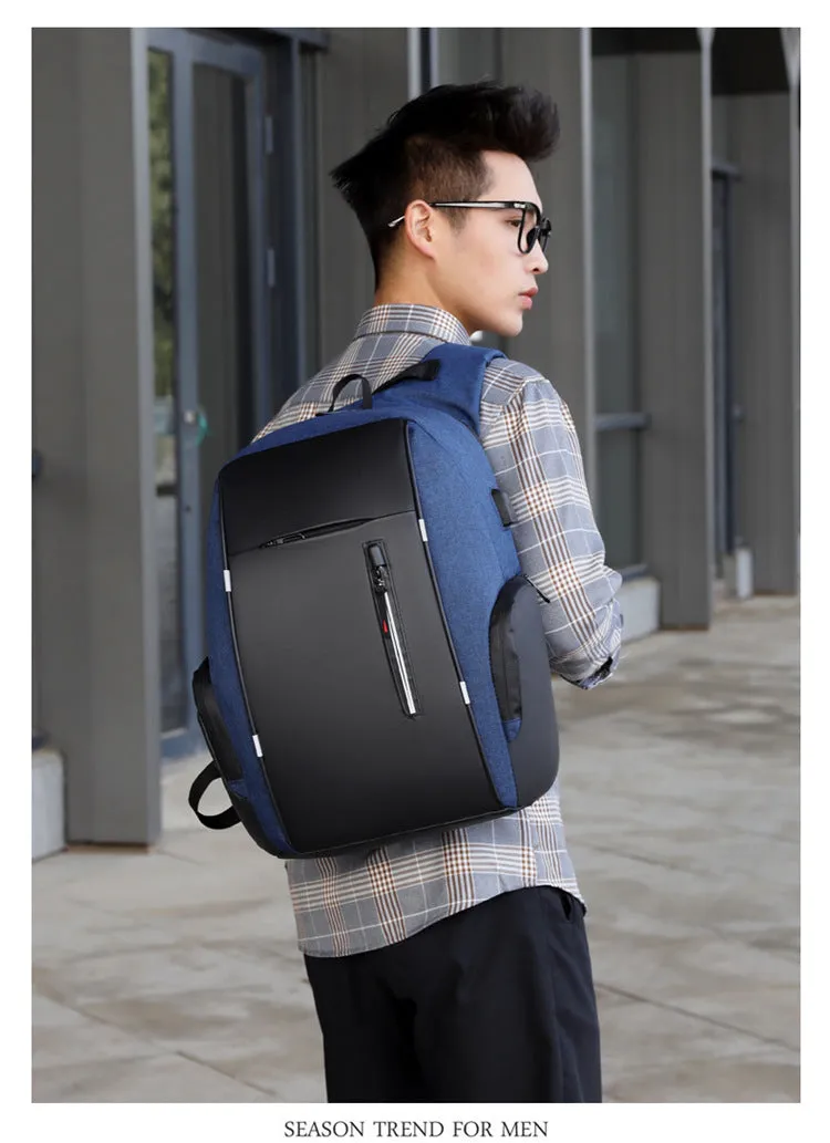 15.6-inch high-capacity computer black backpack