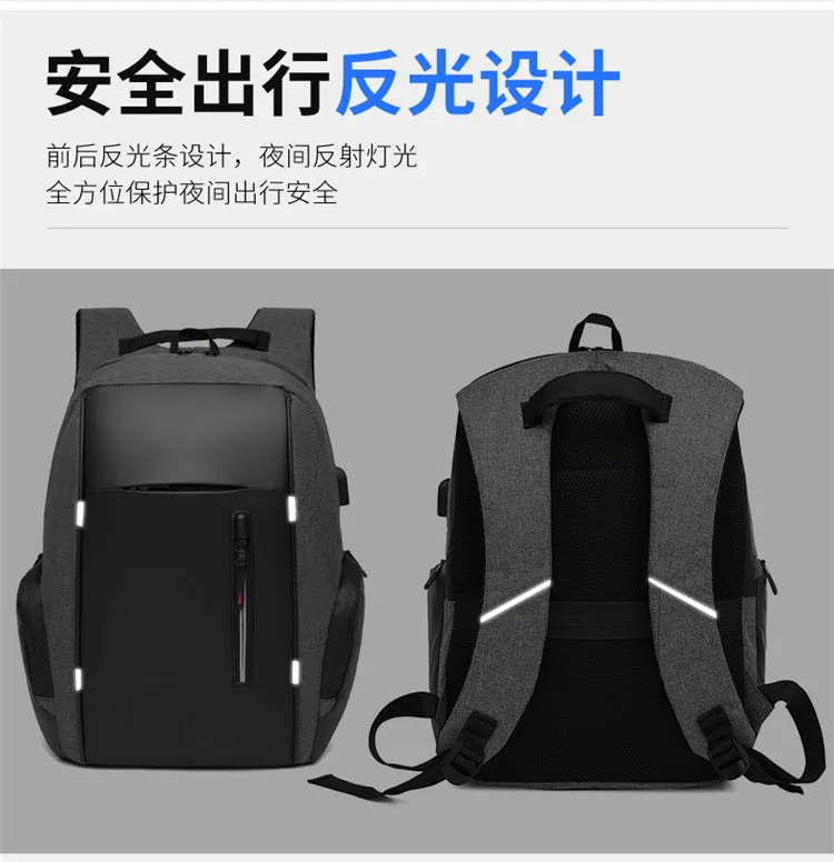 15.6-inch high-capacity computer black backpack