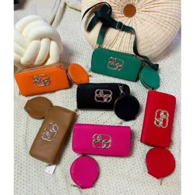 2 in 1 Wallet for Women with coin Purse.