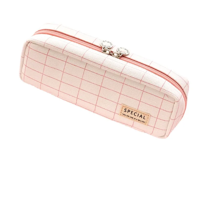 21cm Large Capacity Rectangular Pencil Case Student Color Pencil Box