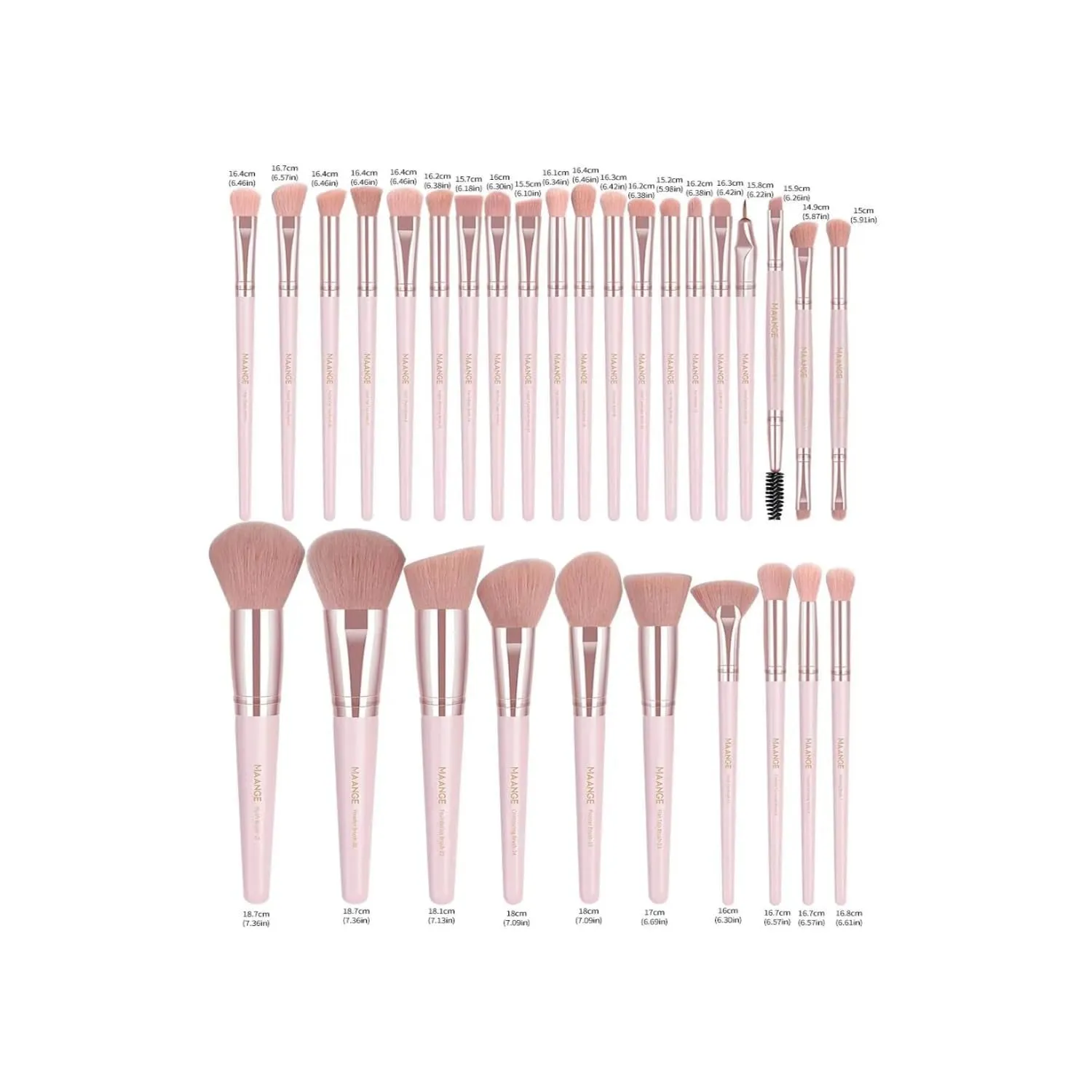 49-Piece Makeup Essentials Set: Brushes, Sponges & Organizer for All Skill Levels