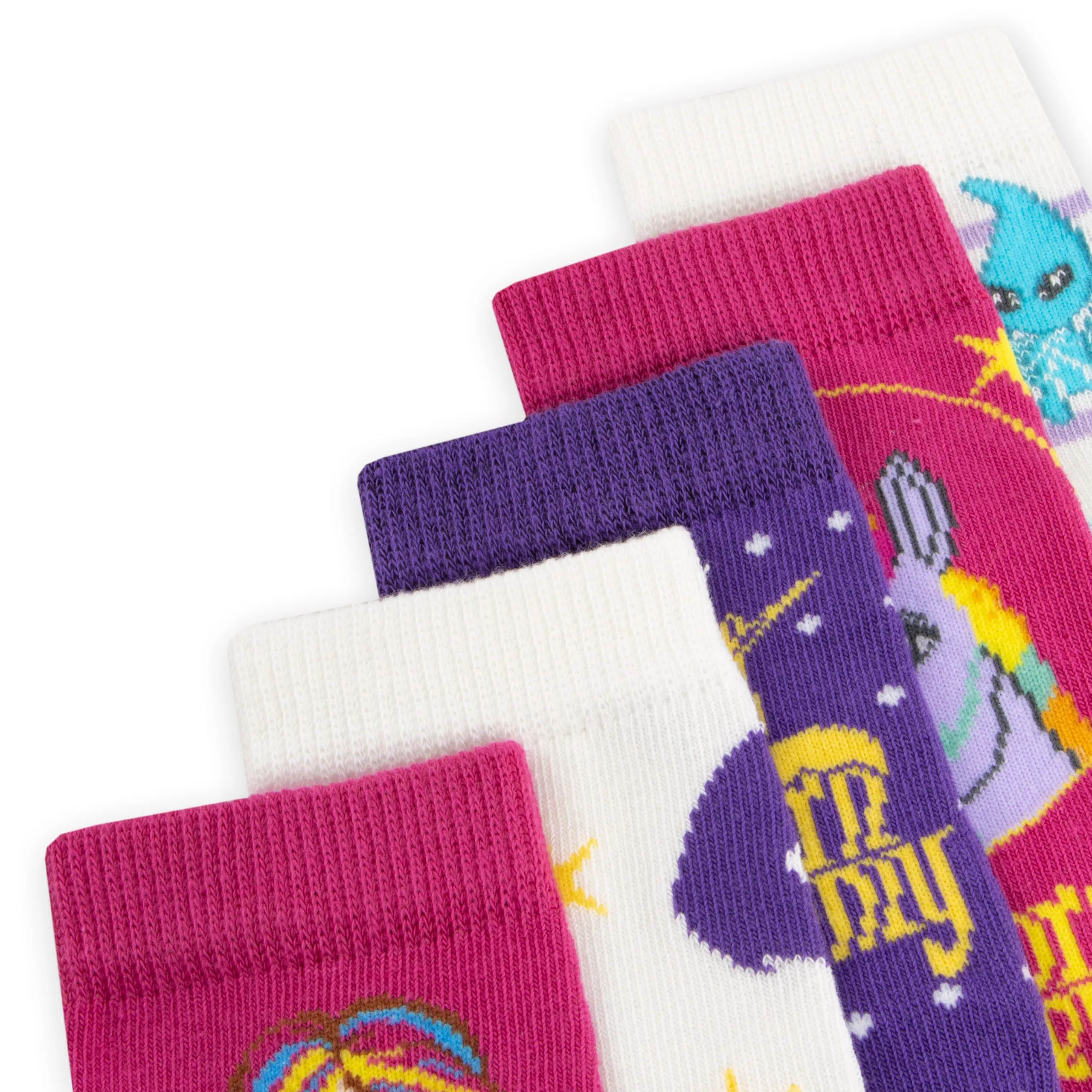 5 Pack Unicorn Academy Socks