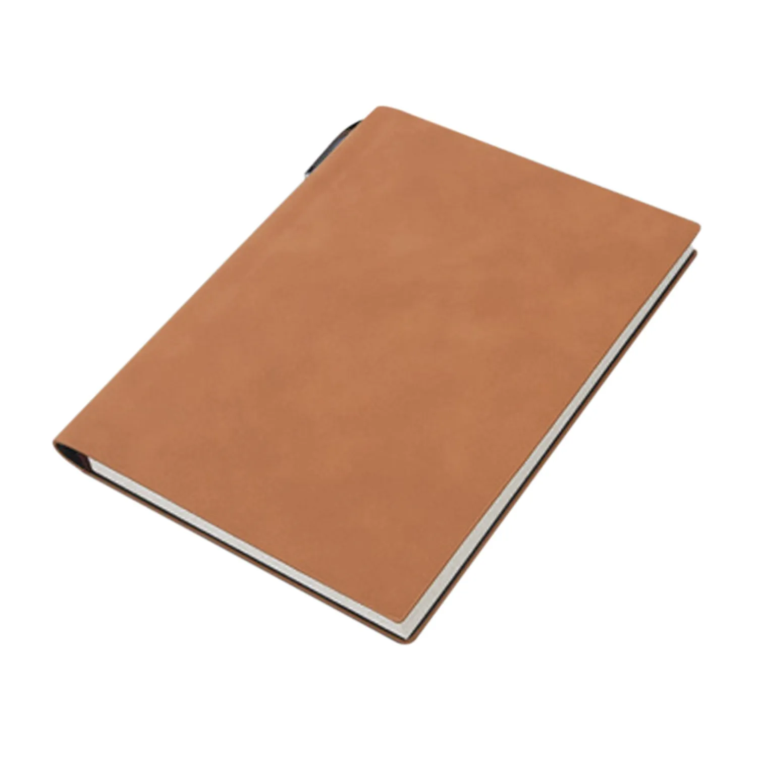 A5 200 Pages PU Leather Journal with Ribbon Bookmarks