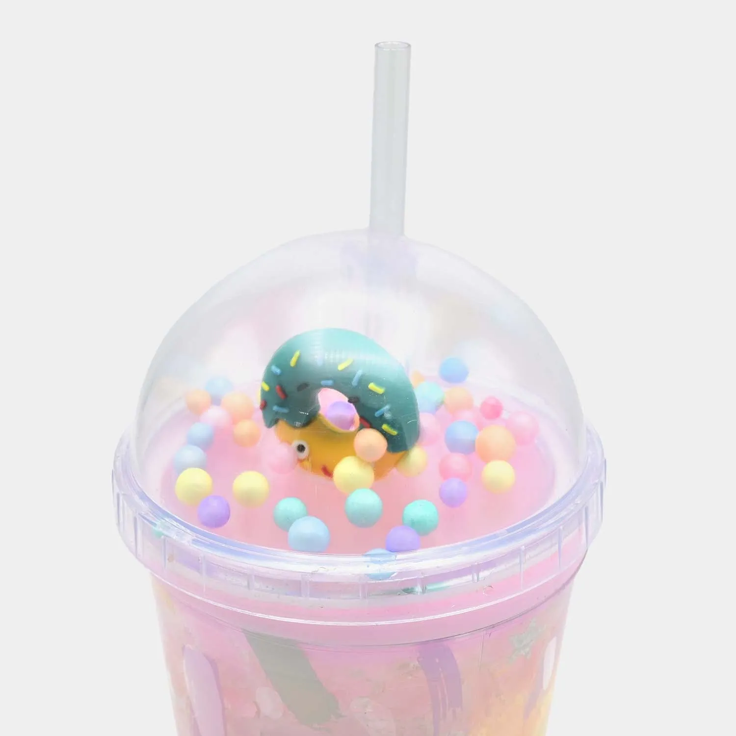 Acrylic Straw Mug With Light