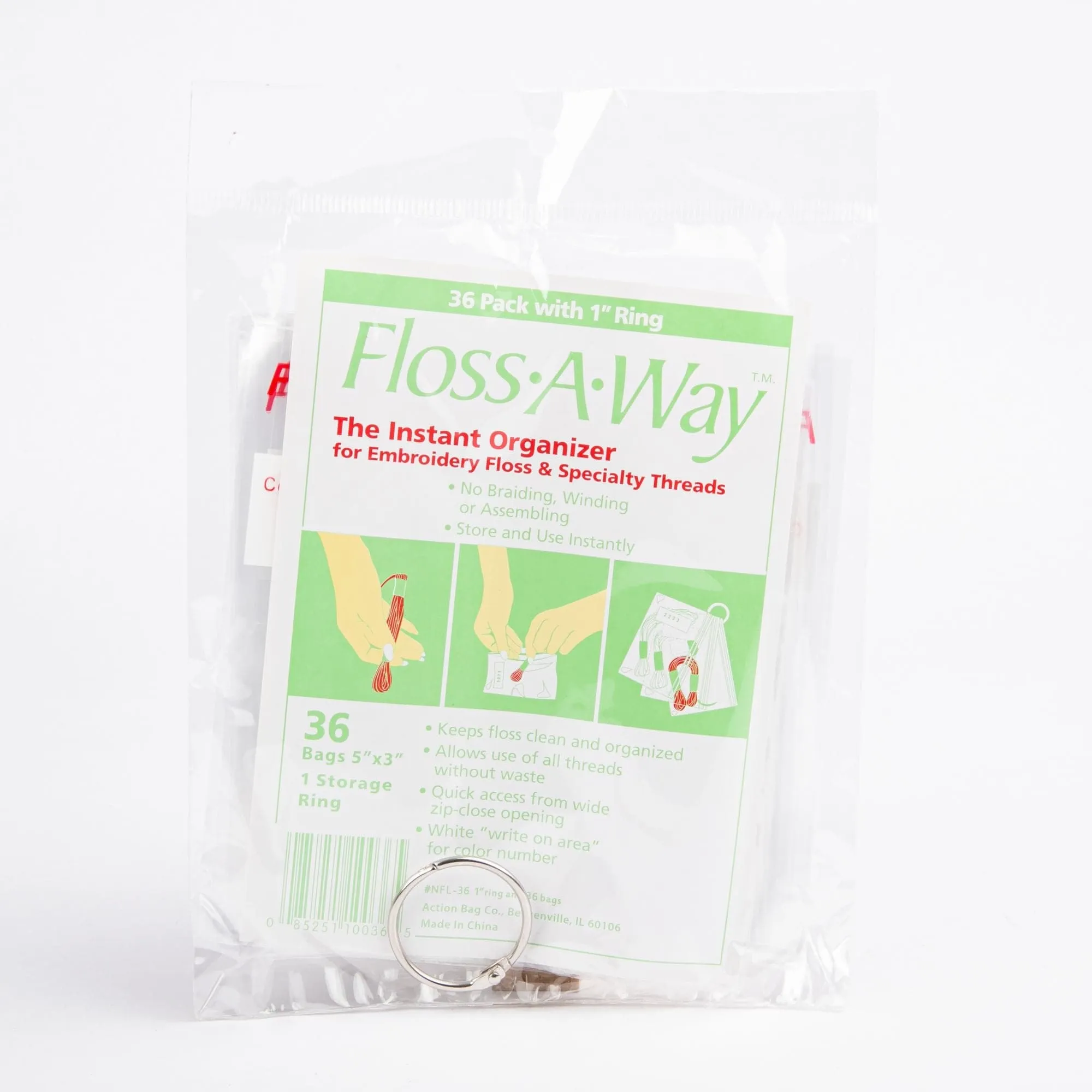 Action Bag Floss-A-Way Organizer



3"X5" 36/Pkg