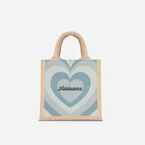 Affection Series Half Lining Lunch Bag  - Bubbles Natural