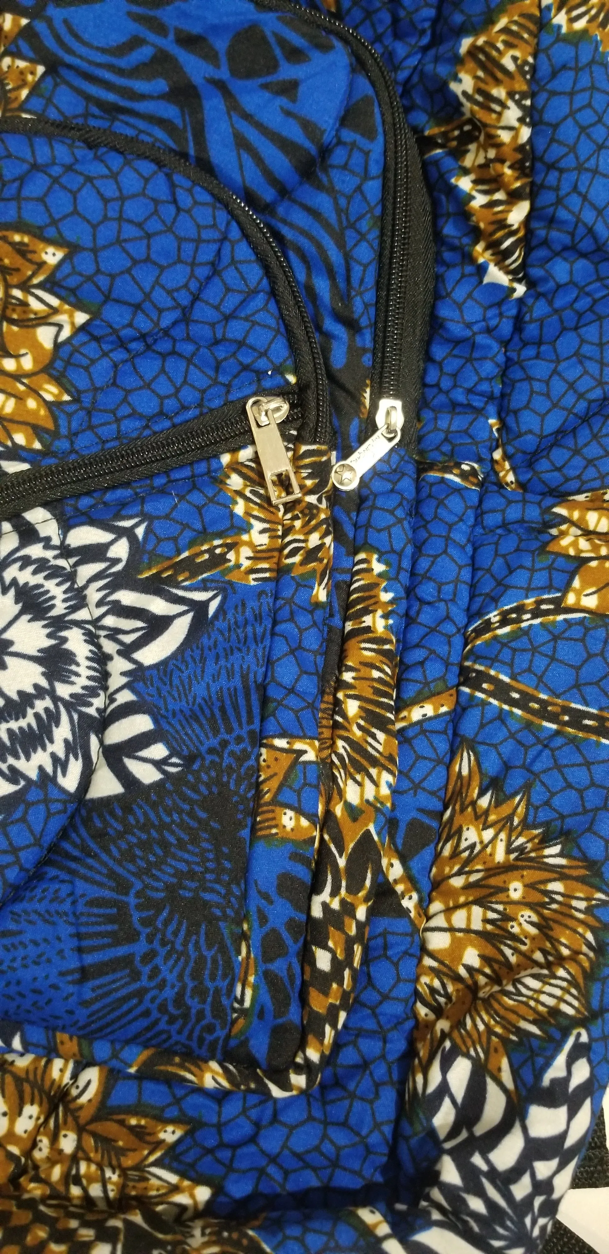 African Print Backpack - Large