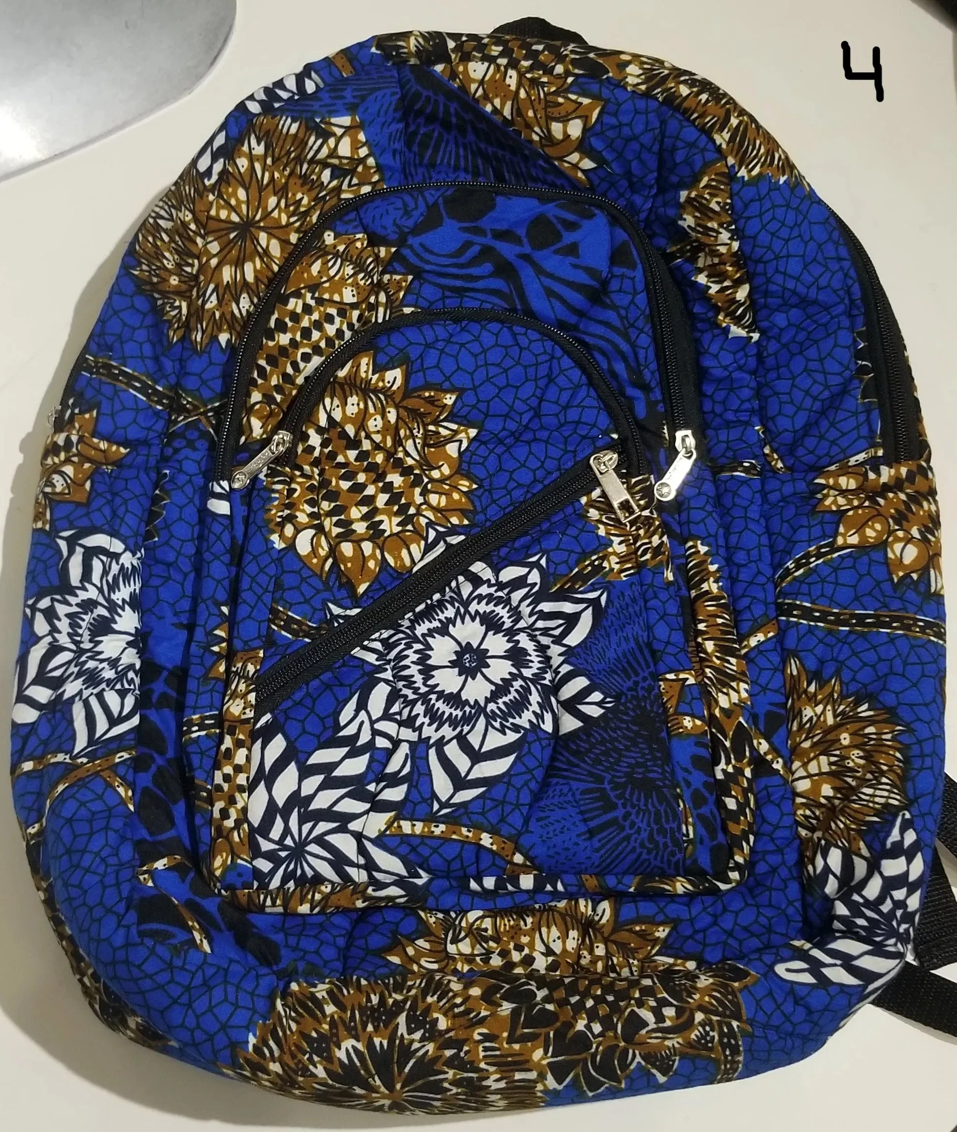 African Print Backpack - Large