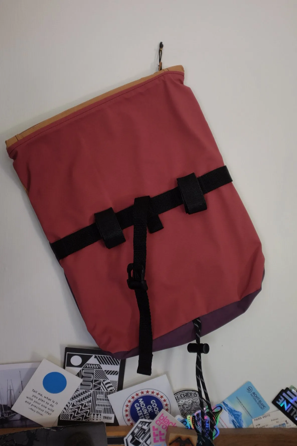 [AFTERLIFE] Upcycled Roll-Up Bike Bags