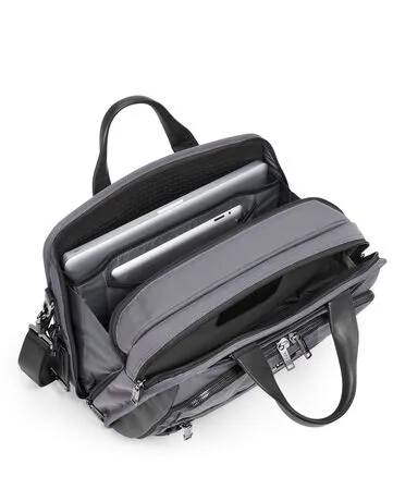 ALPHA X ORGANIZER BRIEFCASE - METEOR GREY