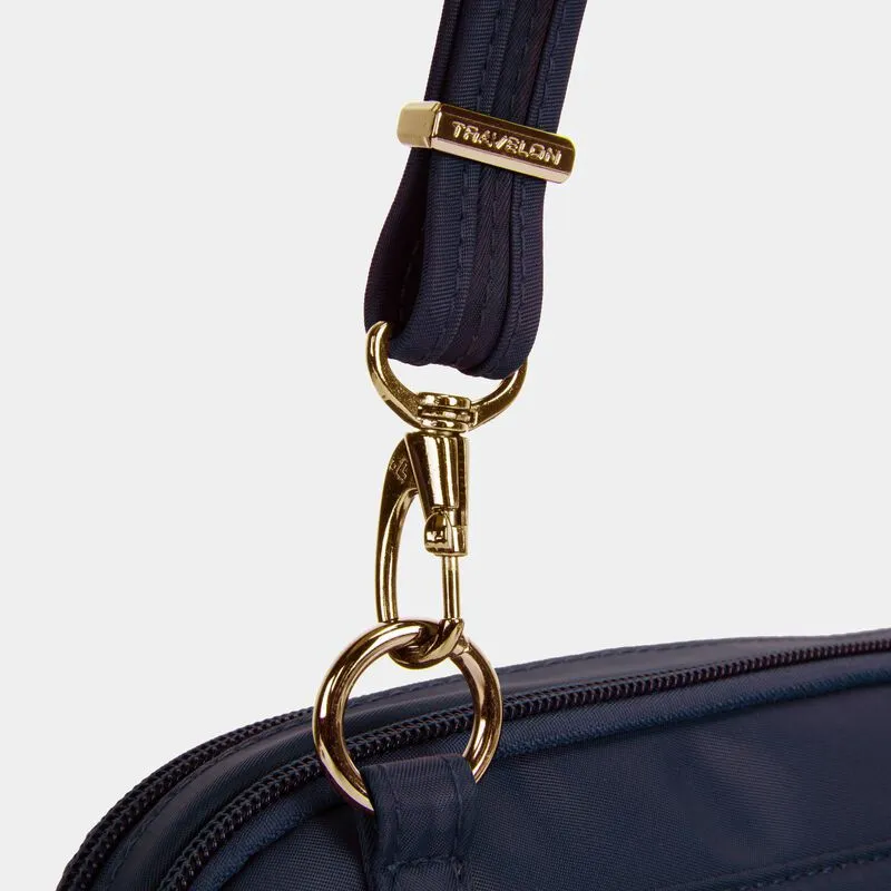 Anti-Theft Tailored E/W Shoulder Bag