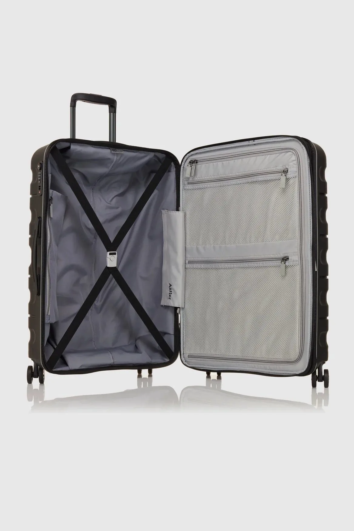 Antler - Lincoln Large 80cm Hardside 4 Wheel Suitcase - Black