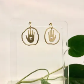 Arch Earrings - Eternal Observation Gold