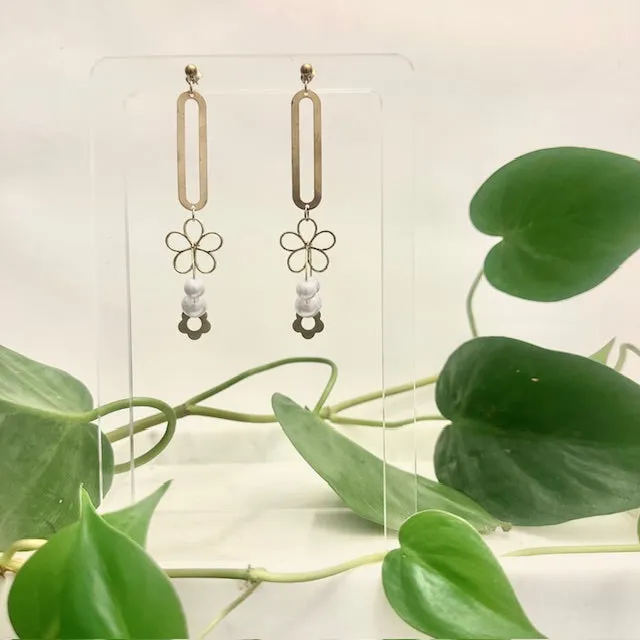 Arch Earrings - Monet's Garden