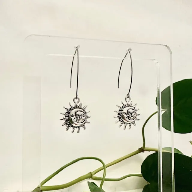 Arch Earrings - Zodiac Sun