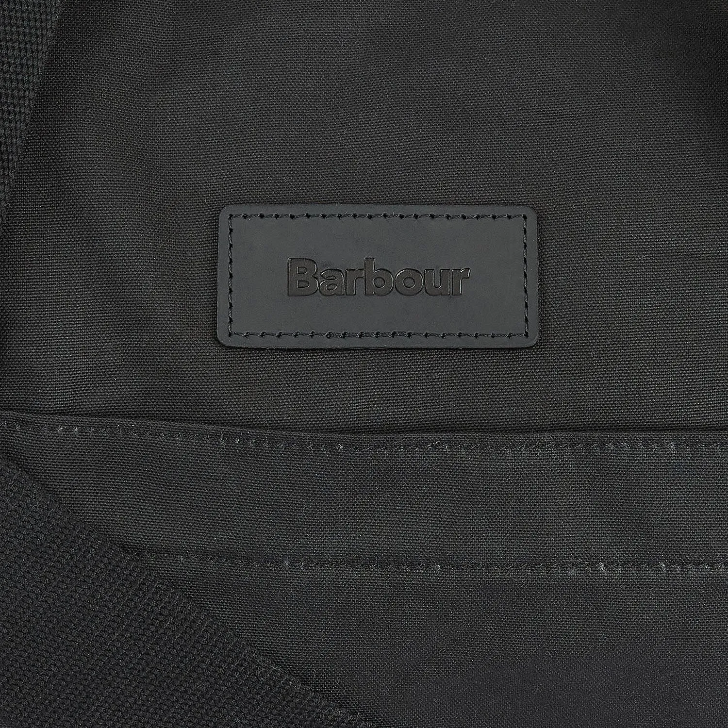 Barbour Explorer Wax Duffle Bag in Black