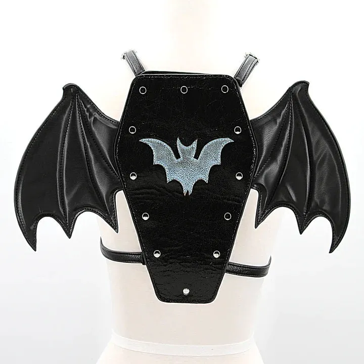 Bat Coffin Crossbody Purse