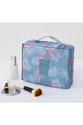 Batekso Women's Flamingo Patterned Makeup Bag