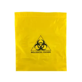 Biological Hazard Bag Yellow 25cm x 30cm (1)