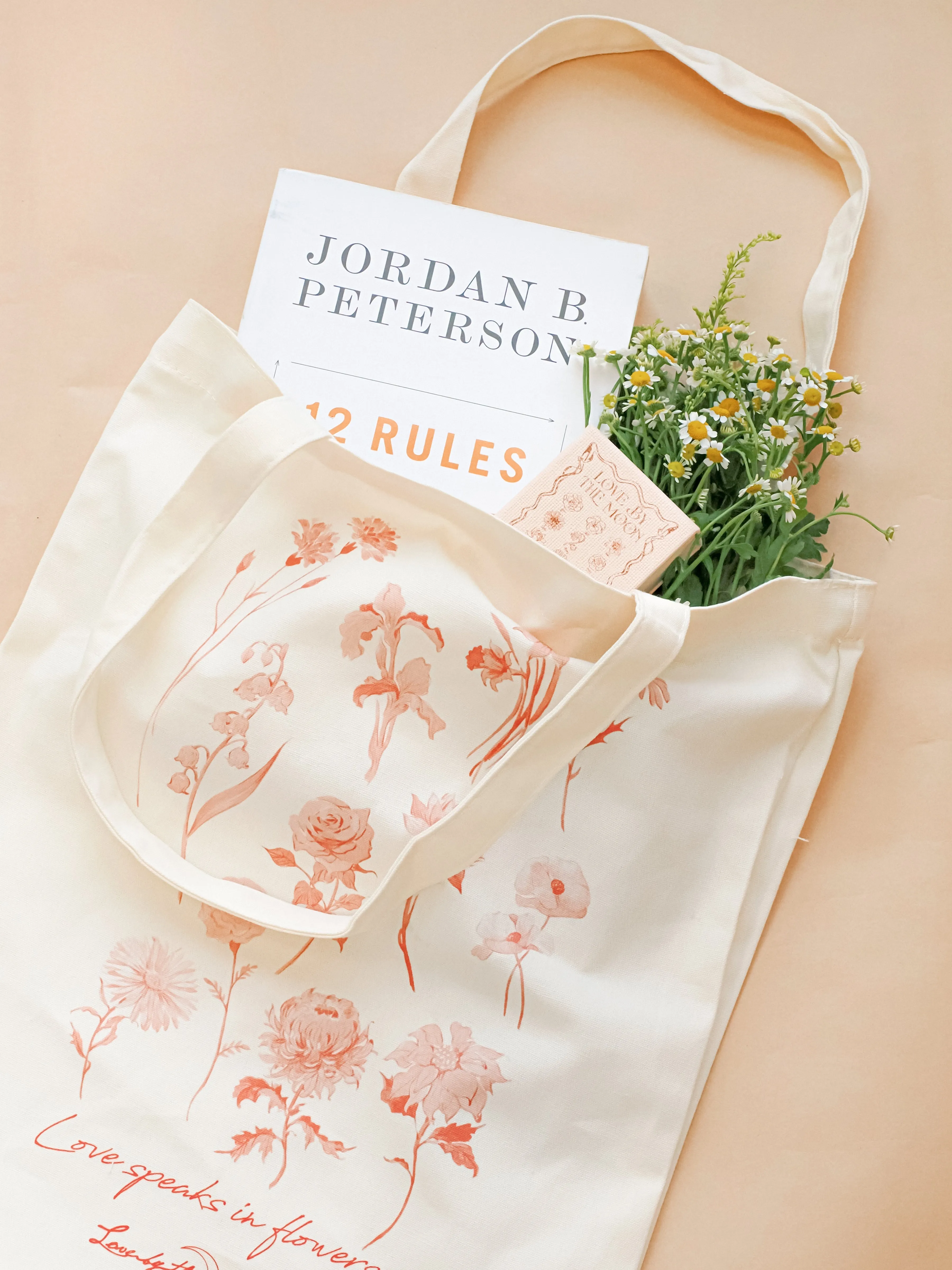 Birth Flower Tote Bag