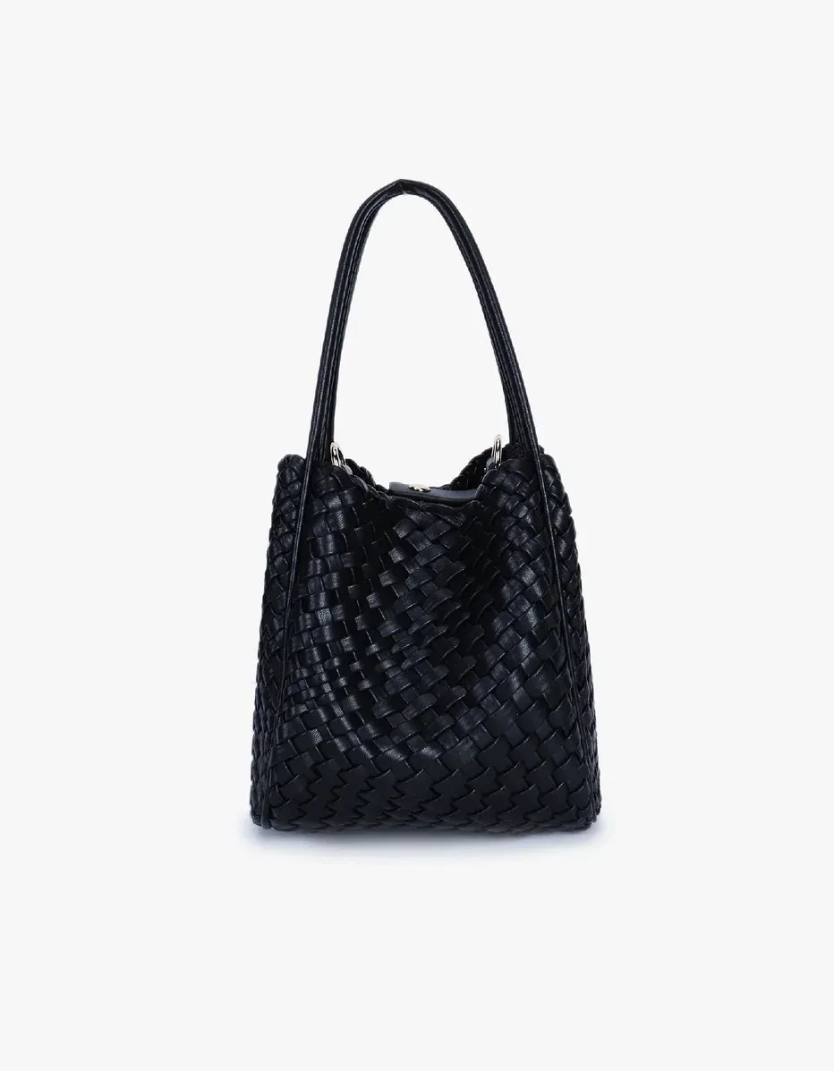 Black Hollace Mini Tote