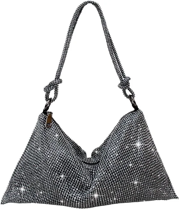 Black Rhinestone Purse