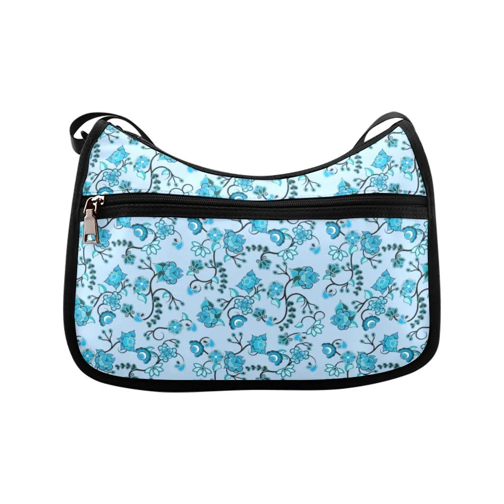 Blue Floral Amour Crossbody Bags