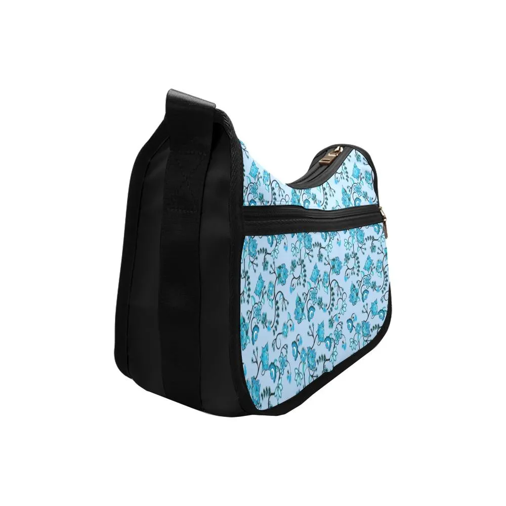 Blue Floral Amour Crossbody Bags