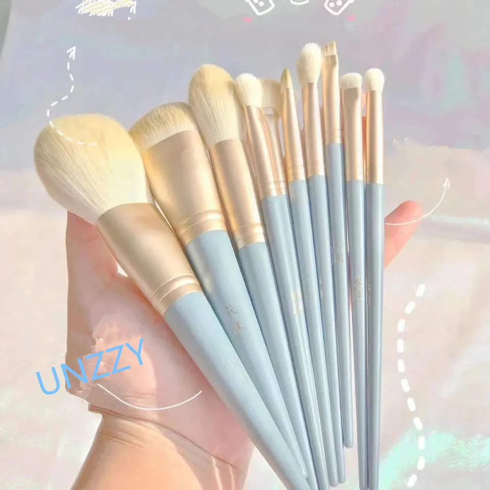 Blue Makeup Brush Set MK174