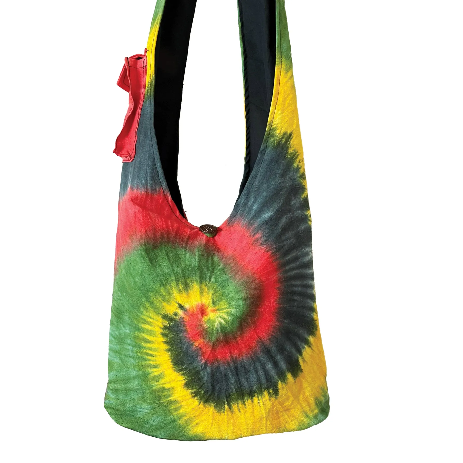 Boho Spiral Tie-Dye Crossbody Bag