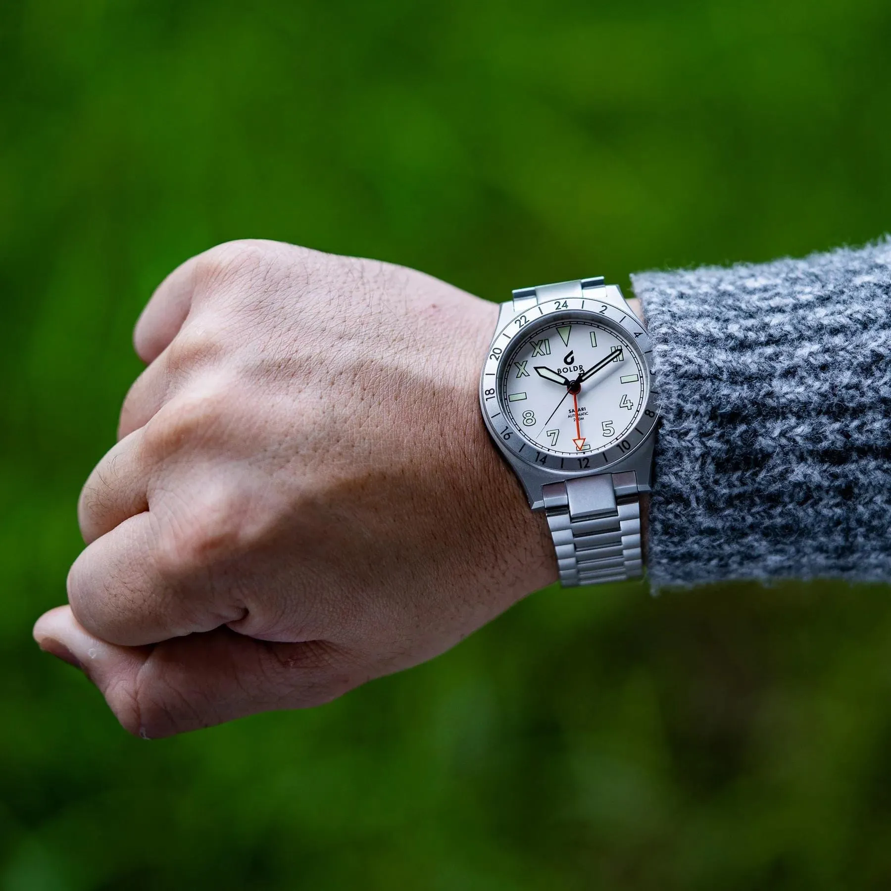 Boldr Safari GMT Tarangire California Dial - Matt White