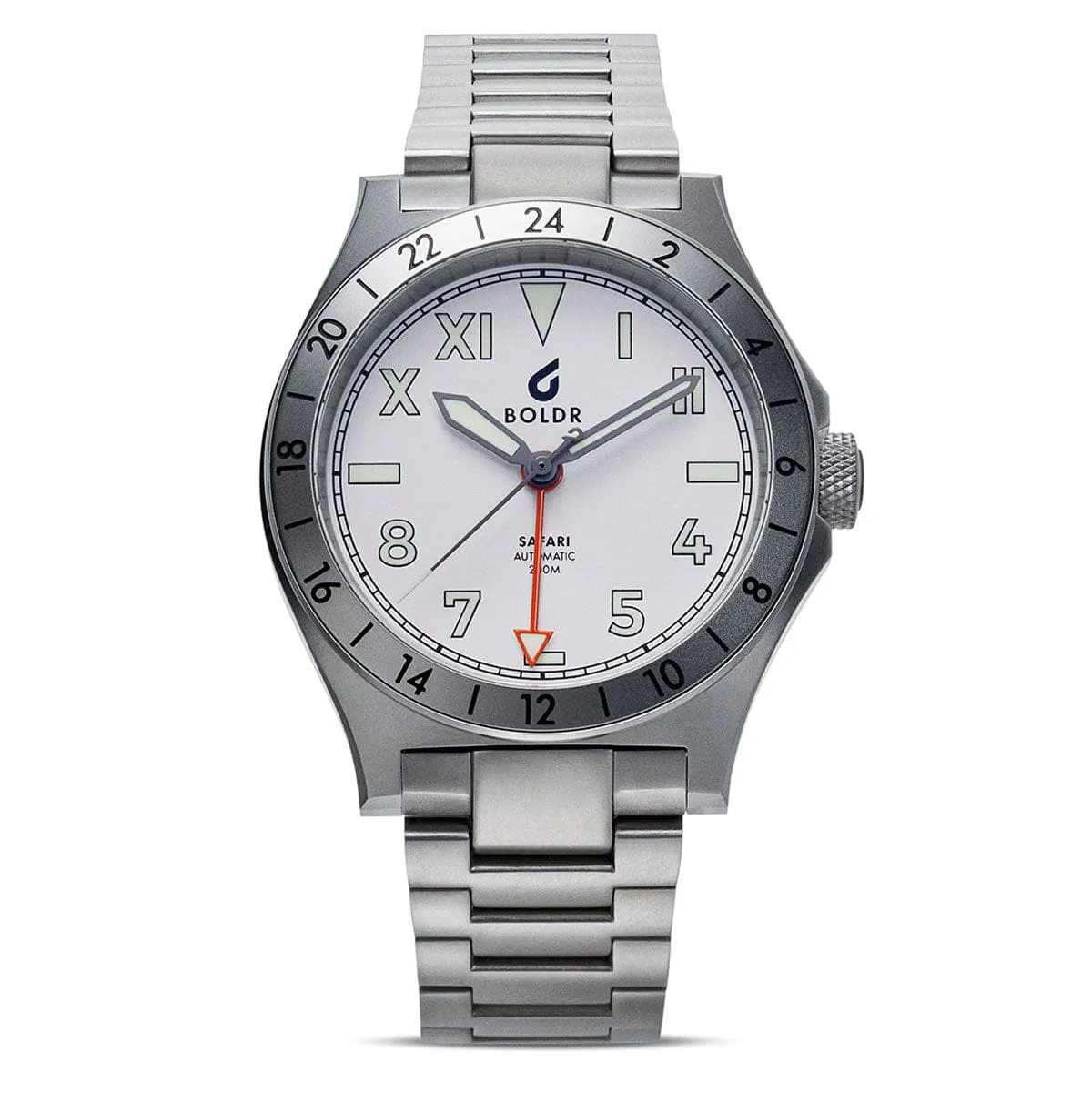 Boldr Safari GMT Tarangire California Dial - Matt White