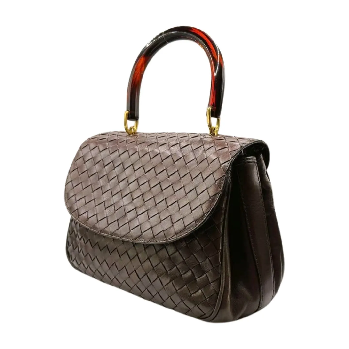 Bottega Veneta Intrecciato Top Handle Bag