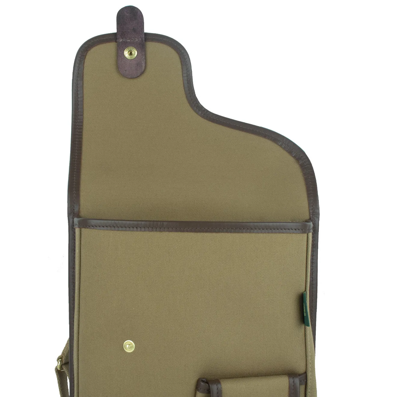 Brady Dyce Messenger Bag Khaki / French Tan