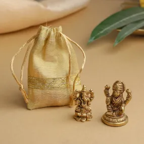 Brass Laxmi Ganesh Gift