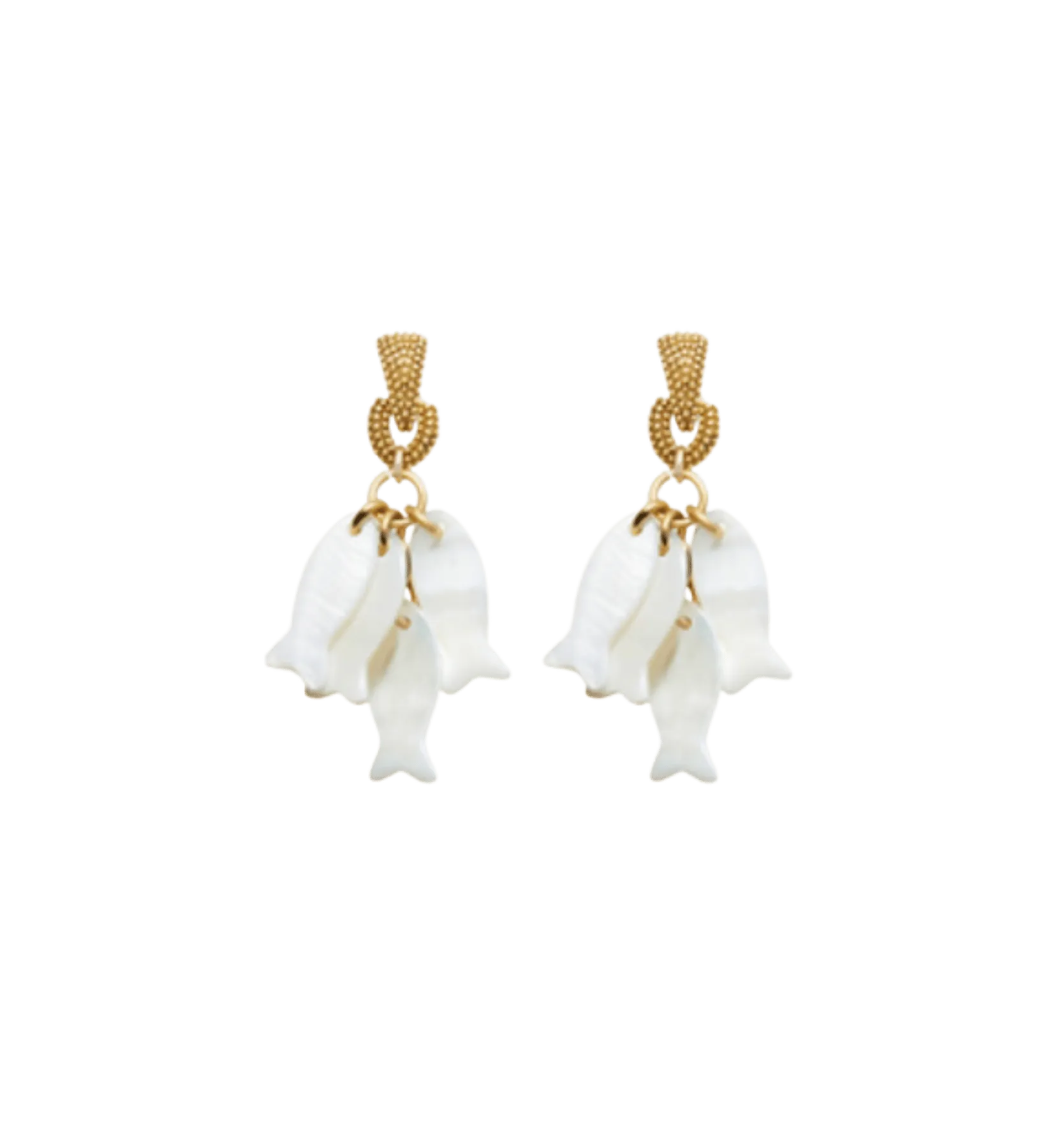 Brinker   Eliza School of White Fishes Earrings