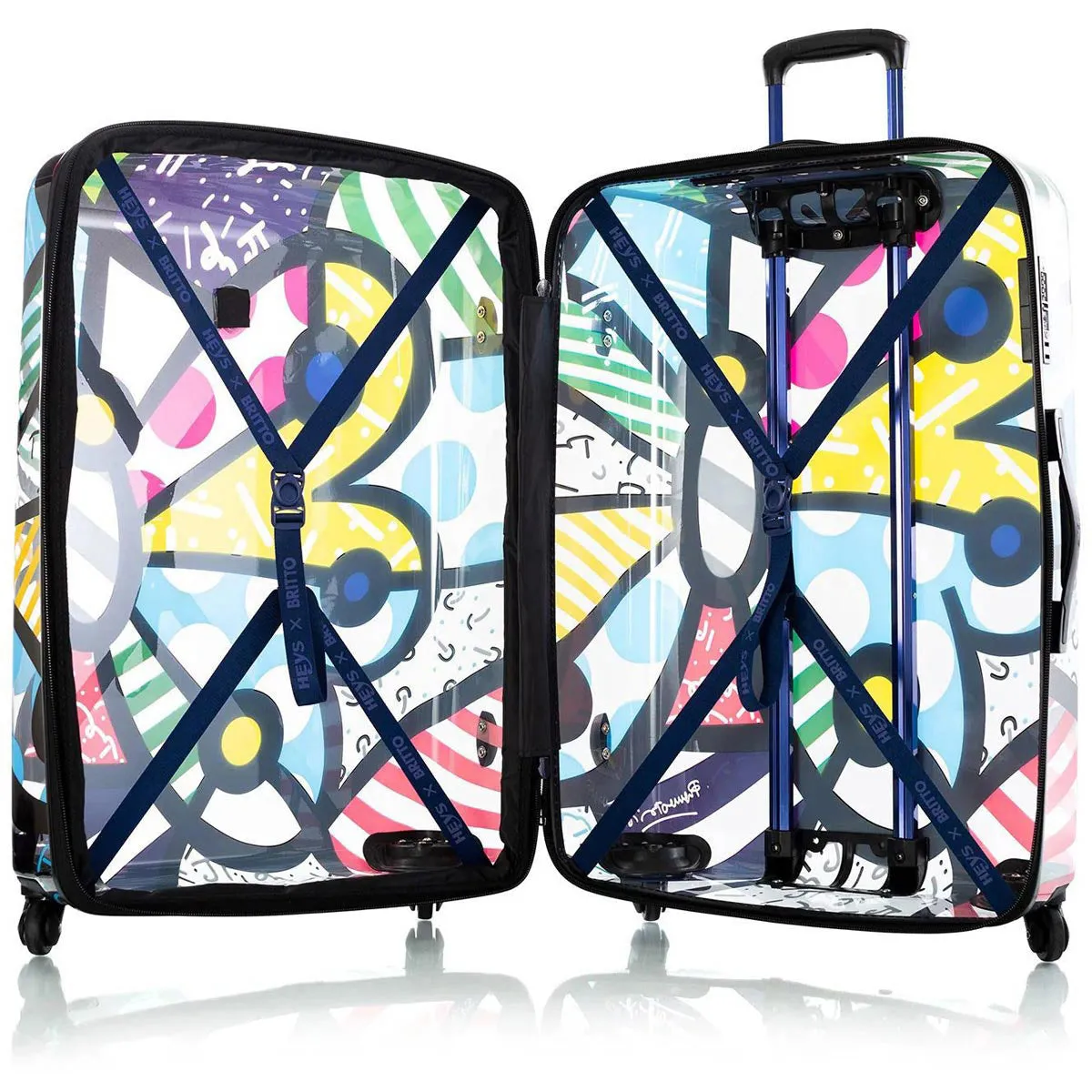 Britto Butterfly TRANSPARENT 30" Expandable Spinner