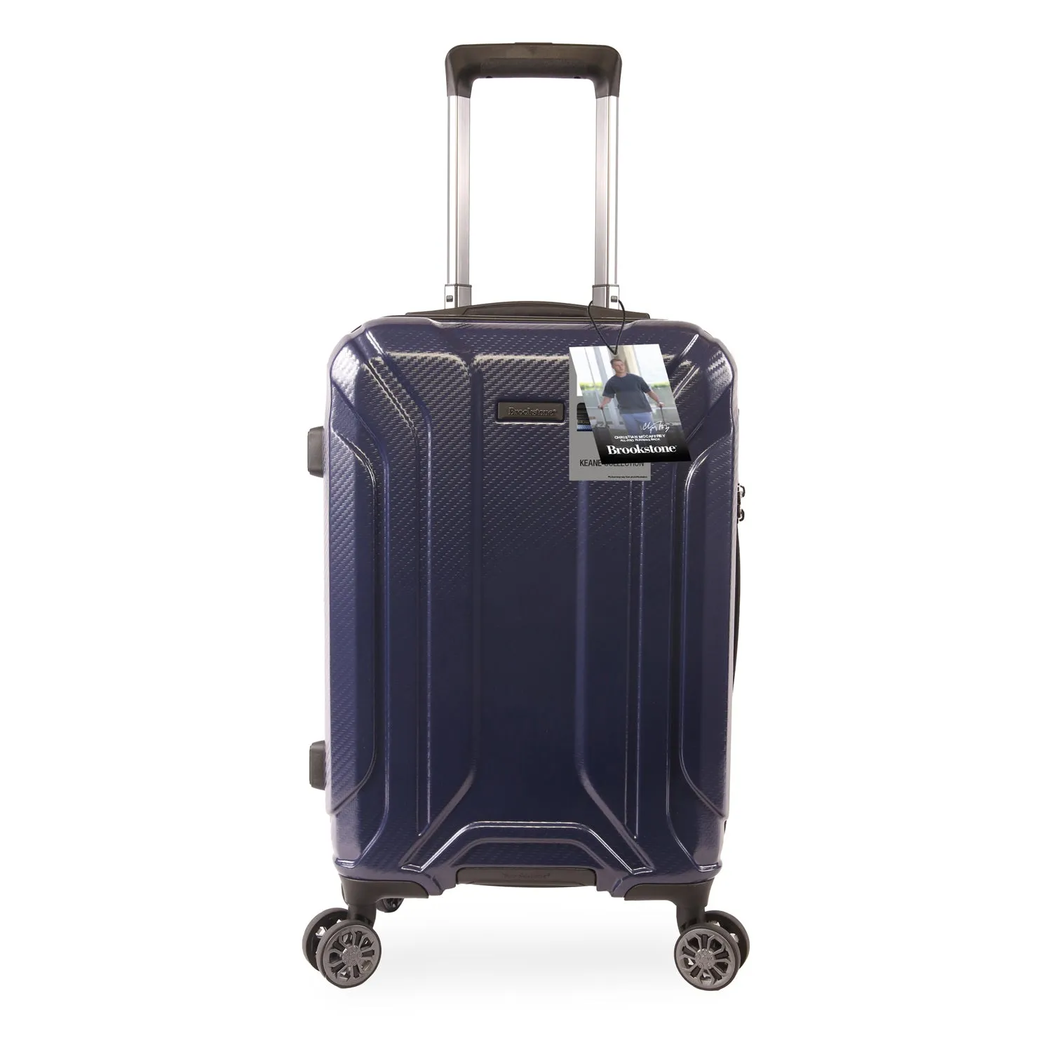 Brookstone x Christian McCaffrey - Keane 21" Hardside Carry-On Spinner Suitcase