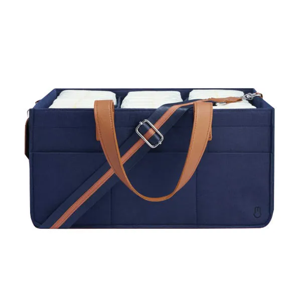 Bunnie Caddie Deluxe Nappy Organiser - Navy