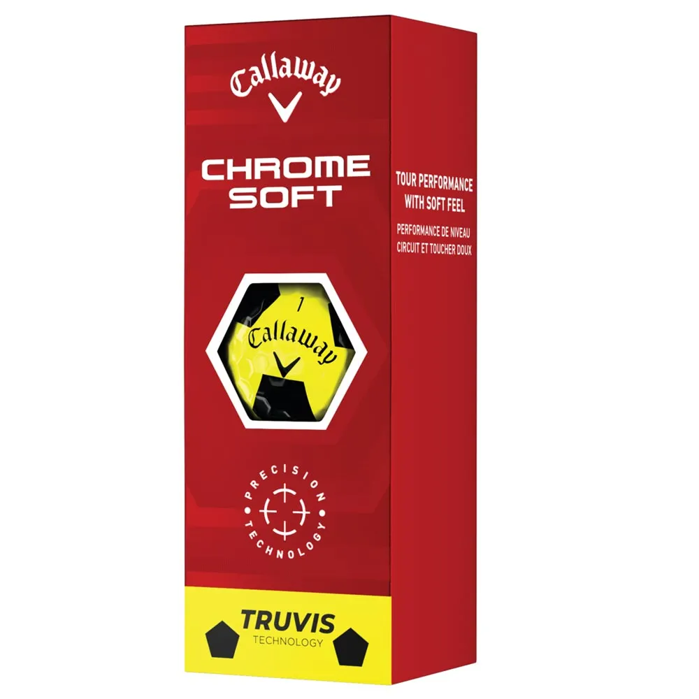 Callaway Chrome Soft Truvis Golf Balls '22 - Dozen